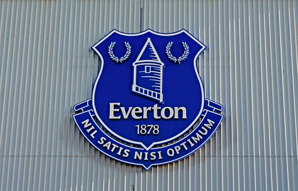 LIVERPOOL UK JANUARY 8TH 2016. Goodison Park Stadium, home of Ev — Stock Photo, Image