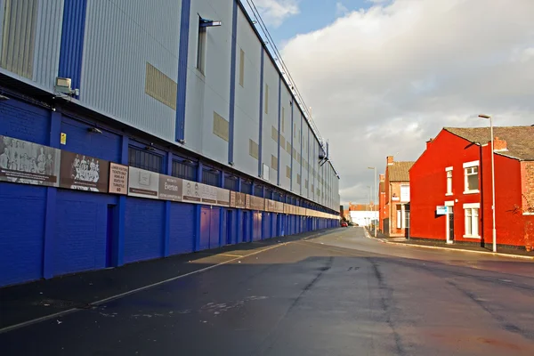 LIVERPOOL UK JANUARY 8TH 2016. Goodison Park Stadium, home of Ev — Stock Photo, Image