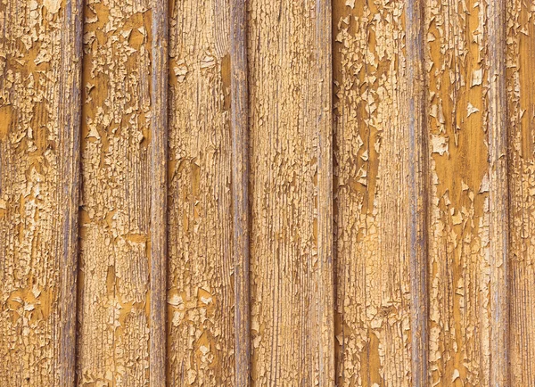 Peeling paint on a wooden wall background — Stock Photo, Image
