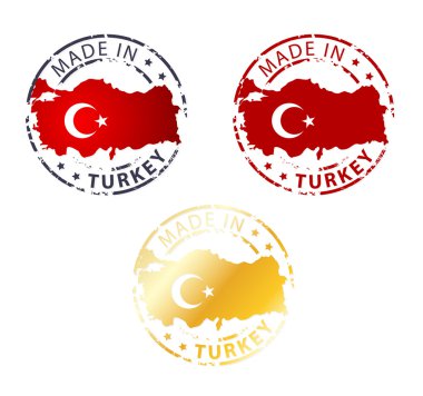 Türkiye'de pul - zemin otantik damga ülke harita ile yapılan