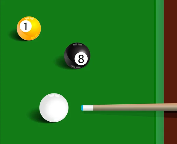 Billiards sport game background — Stock Vector