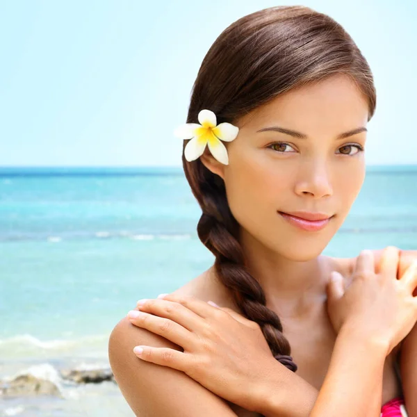 Spa wellness beach beauty woman — Stock Photo, Image