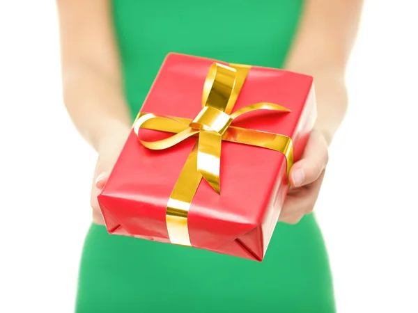 Christmas gift closeup — Stock Photo, Image