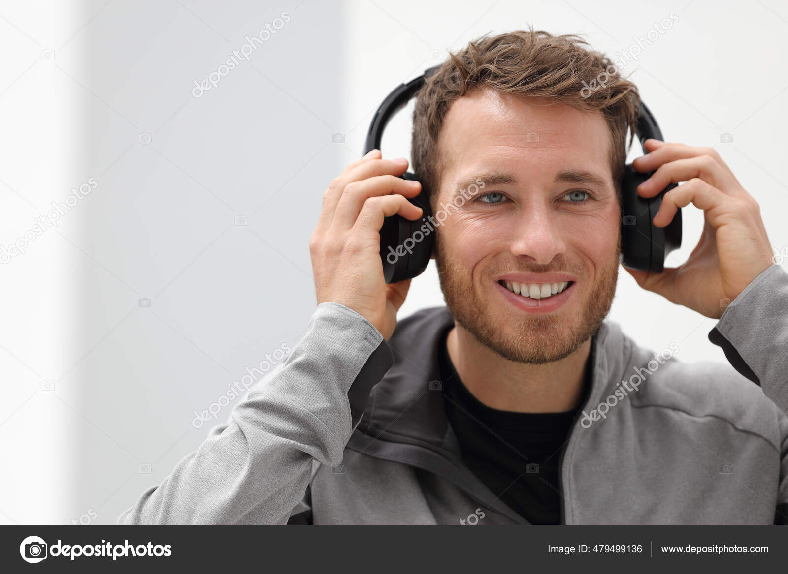 Wearing Headphones Best Music To Listen With Headphones Man