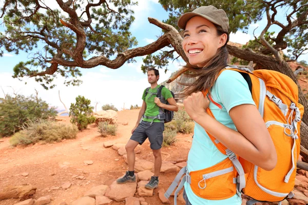 Escursionisti nel Grand Canyon — Foto Stock