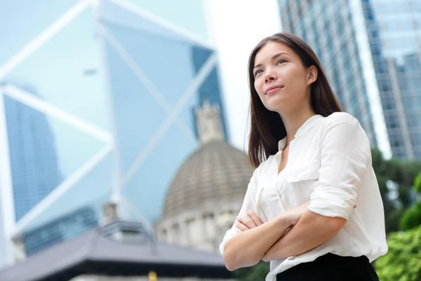 Business woman in Hong Kong — Stock Photo, Image