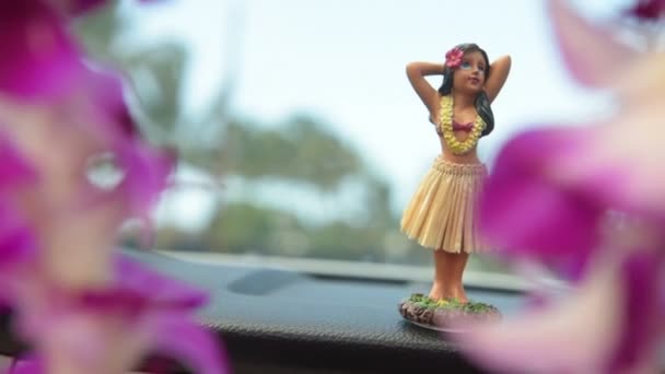 northcore hawaiian hula dashboard doll
