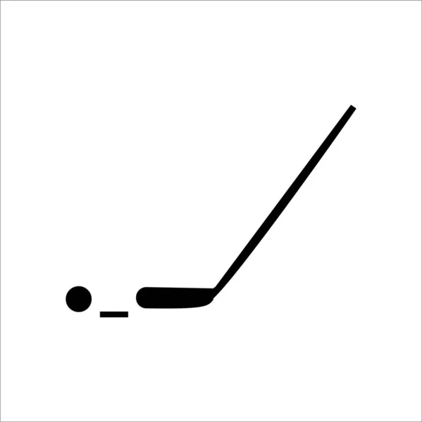 Bâton Hockey Icônes Vectorielles Eps — Image vectorielle