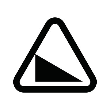 Yol tabelası siyah. Yol trafik kuralları vektör simgeleri