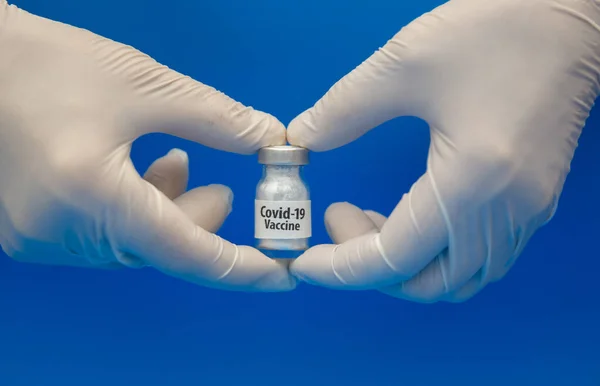Доктор Надією Порятунок Має Нову Вакцину Від Коронавірусу — стокове фото