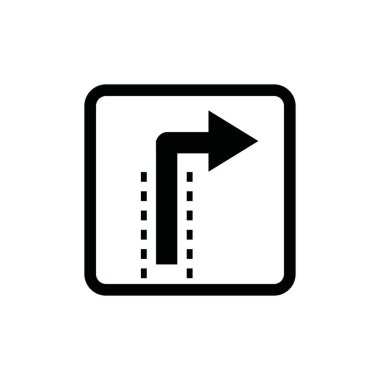 Yol tabelası siyah. Yol trafik kuralları vektör simgeleri