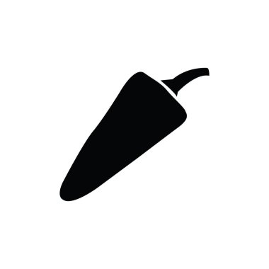 Paprika Vektör siluet sembolü EPS 10
