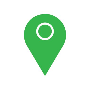 Eko harita işaretçisi - vektör simgesi