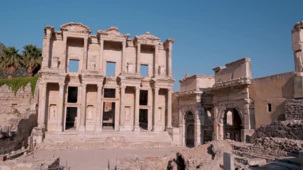 Selcuk Efesus Turecko Červen 2021 Pohled Zříceniny Starořeckého Města Efezu — Stock video