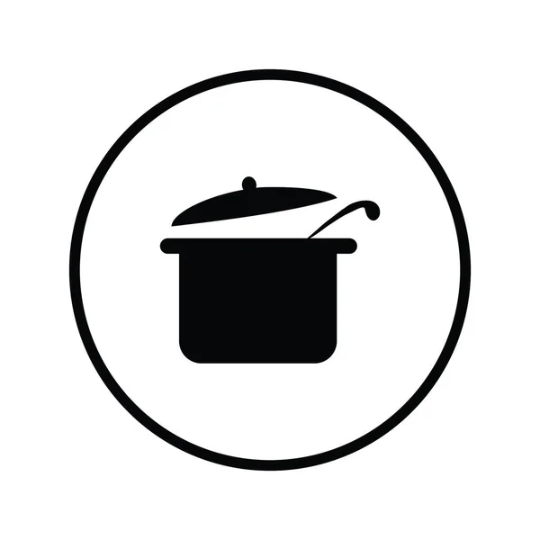 Кухня Приготування Їжі Векторні Іконки Колі Pan — стоковий вектор