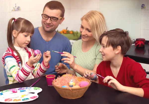 Oster-, Familienkonzept — Stockfoto