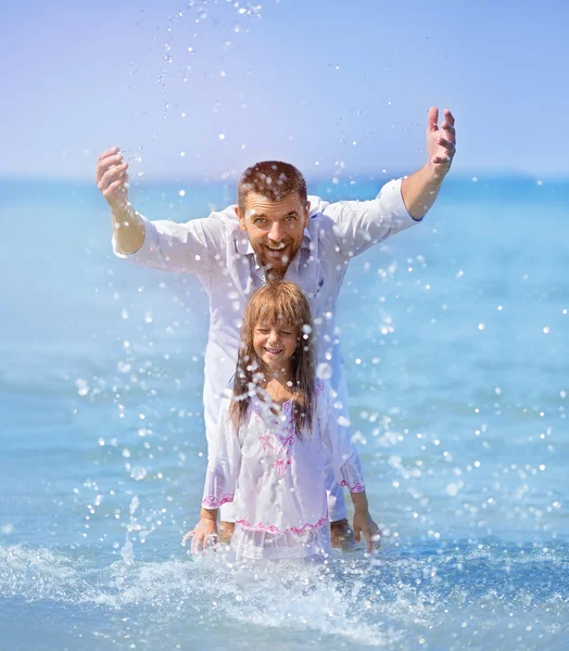 Vacances, été, concept familial Photo De Stock