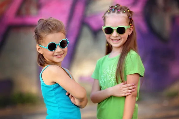Mode kinderen plezier — Stockfoto
