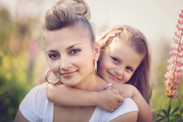 Family closeup  portrait — Stock Photo, Image