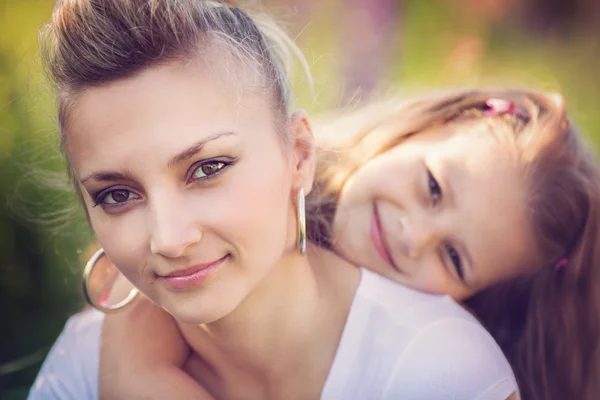 Family closeup  portrait — Stock Photo, Image