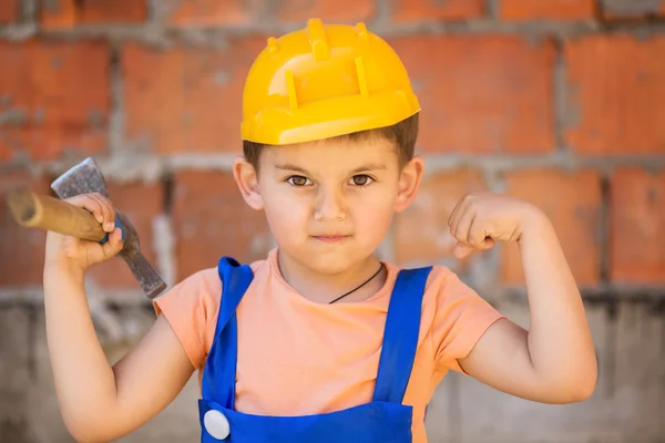 Little builder — Stock Photo, Image