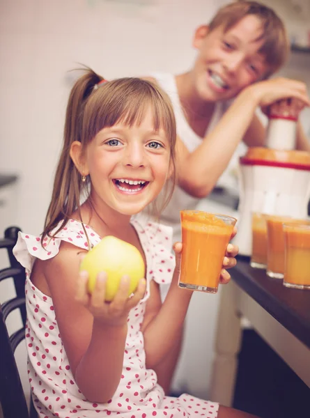 Closeup  kids portrait — Stock Photo, Image