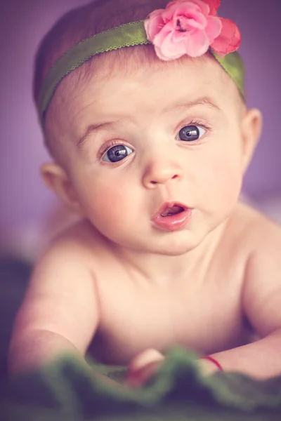 Bambino, persone e concetto di felicità - bambino adorabile — Foto Stock