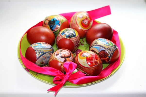 Colourful Easter eggs — Stock Photo, Image