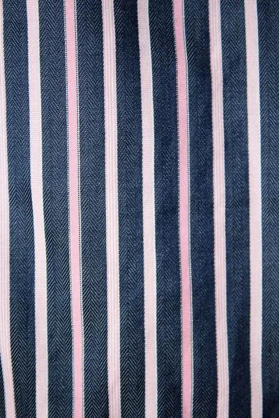 Latar belakang tekstil strip biru — Stok Foto