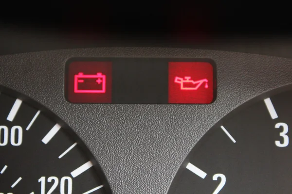 Luces de control del coche Imagen De Stock