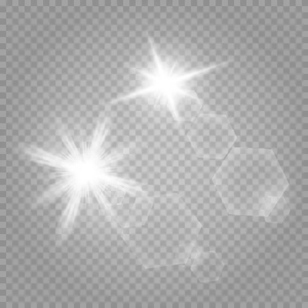 Abstract Transparent Sunlight Special Lens Flare Light Efft Vector Blur — стоковый вектор