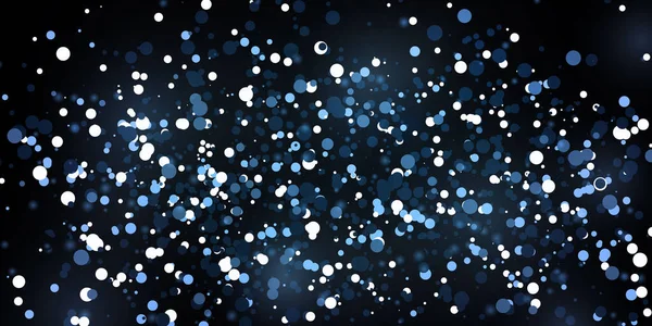 Navidad Estrellas Confeti Oro Están Cayendo Las Estrellas Brillantes Vuelan — Vector de stock