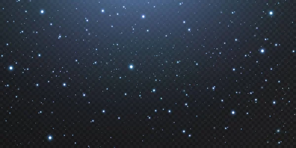 Navidad Estrellas Confeti Oro Están Cayendo Las Estrellas Brillantes Vuelan — Vector de stock