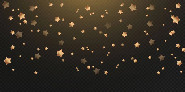 Natal ouro confete estrelas estão caindo. —  Vetores de Stock