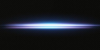 Beyaz yatay lensler parlıyor. Lazer ışınları, yatay ışık ışınları. Güzel ışık fişekleri. Işık arka planında parlak çizgiler. Parlak, soyut, ışıl ışıl bir arka plan.