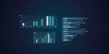 Gelecekçi stil lideri HUD 'u çağırdı. Çerçeve düzeni için modern dijital şablonlar uygulanabilir. Bilgi çağrıları ve oklar. Grafik kümesinin elementlerinin arayüzü. Vektör illüstrasyonu