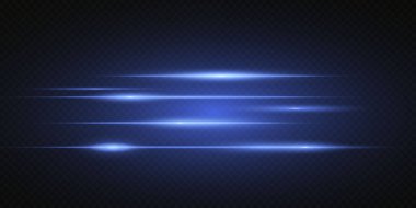 Beyaz yatay lensler parlıyor. Lazer ışınları, yatay ışık ışınları. Güzel ışık fişekleri. Işık arka planında parlak çizgiler. Parlak, soyut, ışıl ışıl bir arka plan.