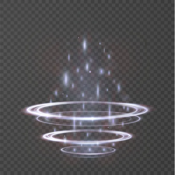 Portal ışık efekti hologramını ayarladı. Sihirli daire ışınlanma podyumu. HUD tarzında Sky-fi dijital yüksek teknoloji koleksiyonu. Sihirli daire ışınlanma podyumu. Sihirli aydınlanmanın parlak ışıkları