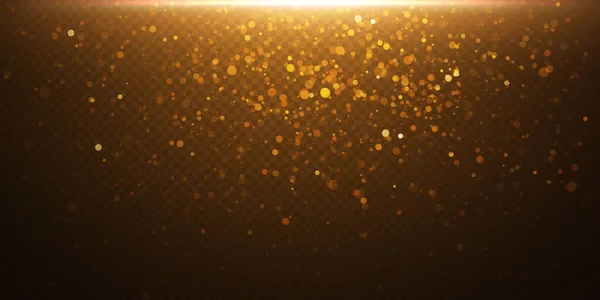 Estrelas Confete Ouro Natal Estão Caindo Estrelas Brilhantes Voam Através —  Vetores de Stock