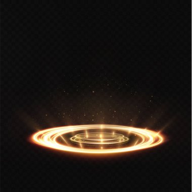 Portal ışık efekti hologramını ayarladı. Sihirli daire ışınlanma podyumu. HUD tarzında Sky-fi dijital yüksek teknoloji koleksiyonu. Sihirli daire ışınlanma podyumu. Sihirli aydınlanmanın parlak ışıkları