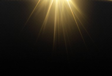 Sihirli parıltılı altın parıltı efekti. 