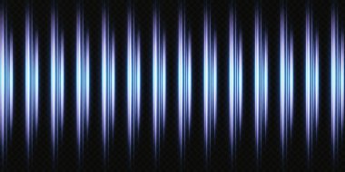 Beyaz yatay lensler parlıyor. Lazer ışınları