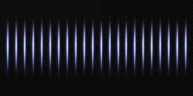 Vektör neon ışık setlerinin etkilerini tanıtmak. Parlak mavi soyut çizgi. Şeffaf mercek parlamasına uygun. Parlak ışık oyun tasarımı, afişler, posterler için kullanılabilir.