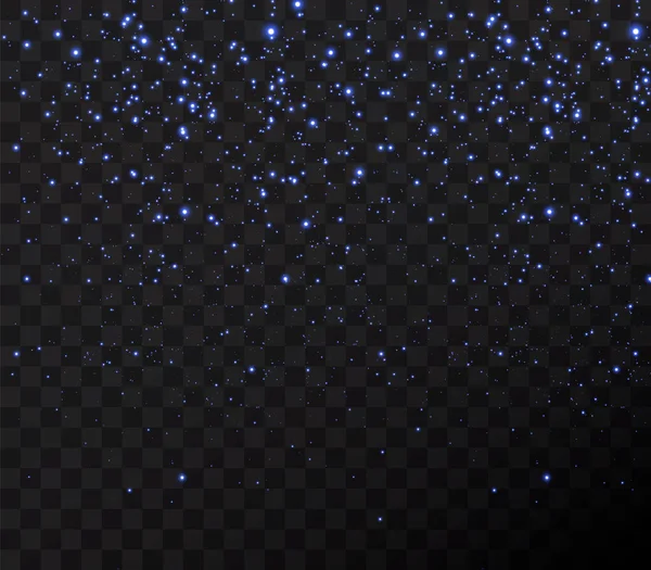 Abstrakter Festlicher Hintergrund Aus Kleinen Neonstaubpartikeln Neonlicht Explosion Glitzernden Staubs — Stockvektor