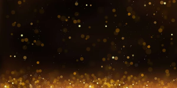 妖精のほこりの粒子をきらびやかに 魔法の概念 要約お祝いの背景 クリスマスの背景 宇宙背景 — ストックベクタ