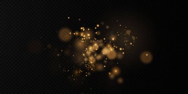 Peri tozunun parıldayan parçacıkları. Sihirli kavram. Soyut şenlik arka planı. Noel arkaplanı. Alan arkaplanı.