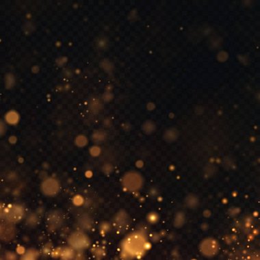 Peri tozunun parıldayan parçacıkları. Sihirli kavram. Soyut şenlik arka planı. Noel arkaplanı. Alan arkaplanı.