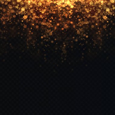 Peri tozunun parıldayan parçacıkları. Sihirli kavram. Soyut şenlik arka planı. Noel arkaplanı. Alan arkaplanı.