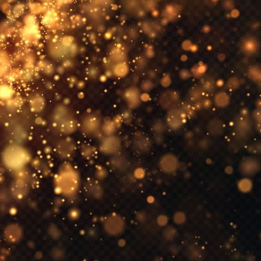 Peri tozunun parıldayan parçacıkları. Sihirli kavram. Soyut şenlik arka planı. Noel arkaplanı. Alan arkaplanı.
