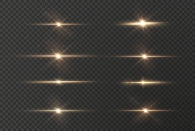 Siyah arkaplanda parlayan altın yıldızlar